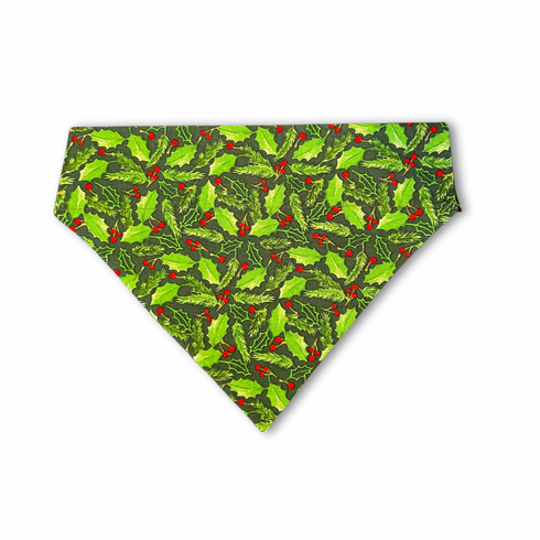 Green Mistletoe Slip On Bandana
