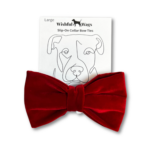 Red Velvet Bow Tie