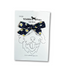 Navy Daisy Dog Hair Bow
