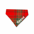 Christmas Plaid Slip On Bandana