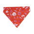 Orange Seashell Slip On Bandana