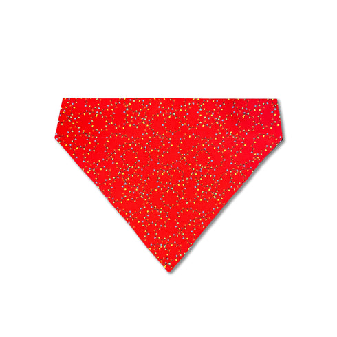 Red Christmas Lights Slip On Bandana