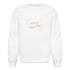 "Anxious Dog Mother" - Crewneck Sweatshirt - white
