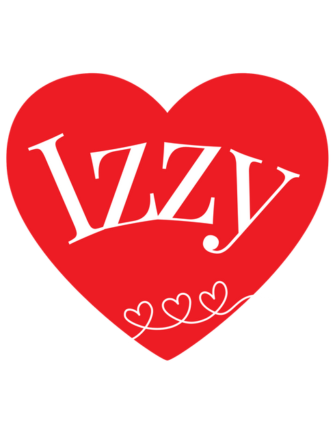 *Heart-Personalized Pet Name for Bandanas-Add On ONLY*