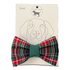 Red & Green Plaid Bow Tie