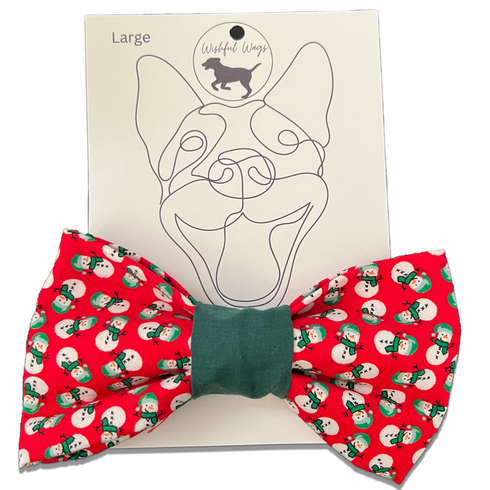 Snowman Bow Tie