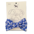 Blue Snowflake Bow Tie