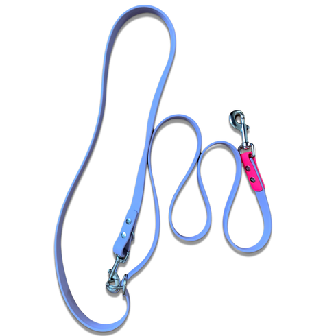 Multi Way, Convertible, Hands Free Biothane Waterproof Leash- 3/4" Inch- Medium to XL Dogs
