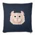 American Curl Cat Throw Pillow Cover 17.5” x 17.5” - navy