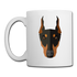 Doberman Coffee/Tea Mug - white
