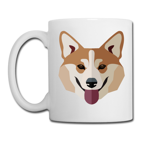 Corgi Coffee/Tea Mug - white