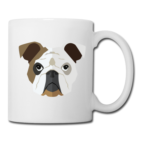 English Bulldog-Coffee/Tea Mug - white