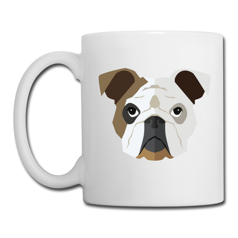 English Bulldog-Coffee/Tea Mug - white