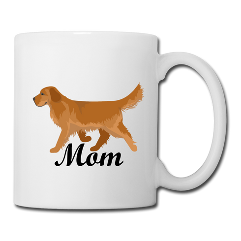 Golden Retriever Mom- Coffee/Tea Mug - white