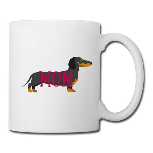 Dachshund Mom-Coffee/Tea Mug - white