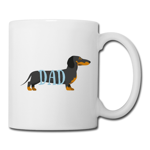 Dachshund Dad-Coffee/Tea Mug - white