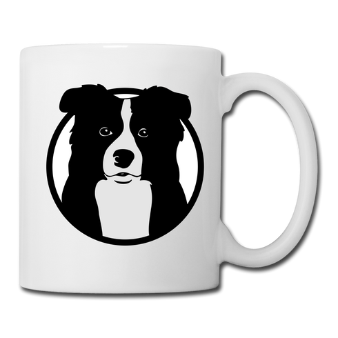 Border Collie-Coffee/Tea Mug - white