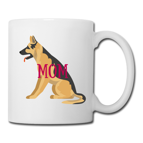 German Shepherd Mom-Coffee/Tea Mug - white
