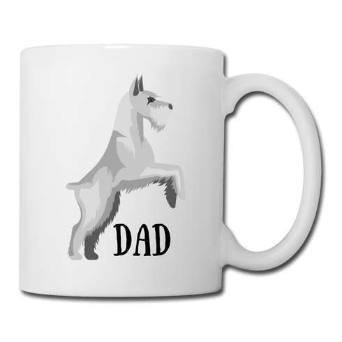 Schnauzer Dad-Coffee/Tea Mug - white
