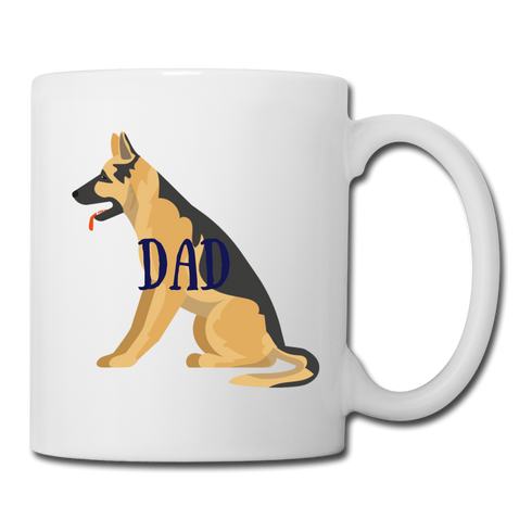 German Shepherd Dad-Coffee/Tea Mug - white