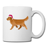 Holiday Golden Retriever-Coffee/Tea Mug - white