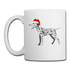 Holiday Dalmatian-Coffee/Tea Mug - white