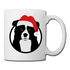 Holiday Border Collie-Coffee/Tea Mug - white