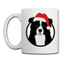 Holiday Border Collie-Coffee/Tea Mug - white