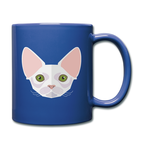 Sphynx Cat Mug - royal blue