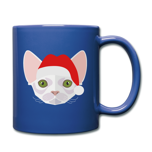 Holiday Sphynx Mug - royal blue