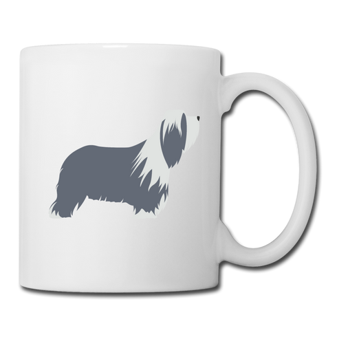 Bearded Collie-Coffee/Tea Mug - white