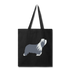 Bearded Collie-Tote Bag - black