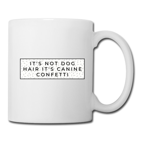 Canine Confetti-Coffee/Tea Mug - white
