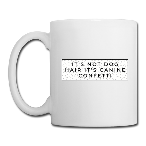 Canine Confetti-Coffee/Tea Mug - white