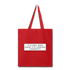 Canine Confetti-Tote Bag - red