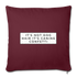 Canine Confetti-Throw Pillow Cover 18” x 18” - burgundy