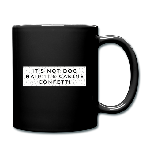 Canine Confetti Coffee Mug - black