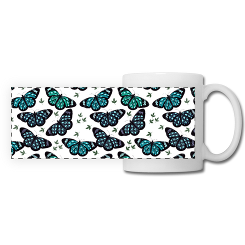 Butterfly Coffee Mug - white