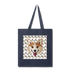 Corgi Champagne-Tote Bag - navy