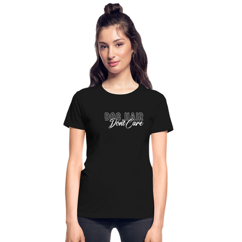 Dog Hair Don't Care Gildan Ultra Cotton Women's T-Shirt - black