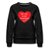 My Cat is My Valentine-Women’s Premium Sweatshirt - black