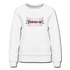 Doberman Momma Floral Women’s Premium Sweatshirt - white