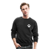 "Coffee in one hand dog leash in the other" - Crewneck Sweatshirt - black
