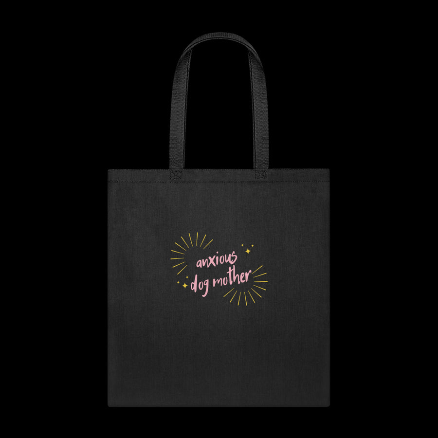 "Anxious Dog Mother" - Tote Bag - black